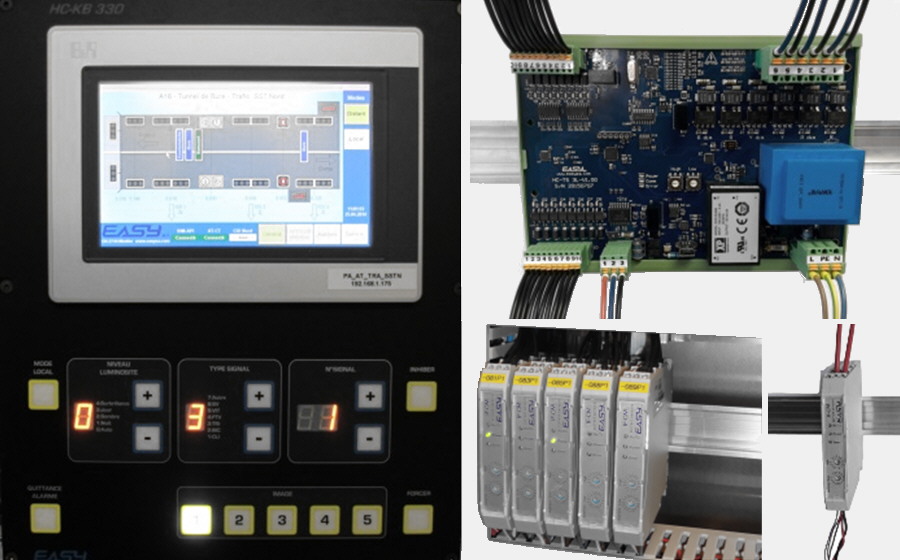 EASYsa - electronics interfaces for road and tunnel infrastructures